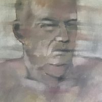 Fade to Grey £300
33x43cm oil on canvas sheet