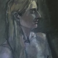 Memory of Loss £290
30x40cm oil on canvas sheet