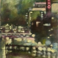 OXO TOWER 80cmx50cm
oil on stretched canvas framed  £1,350